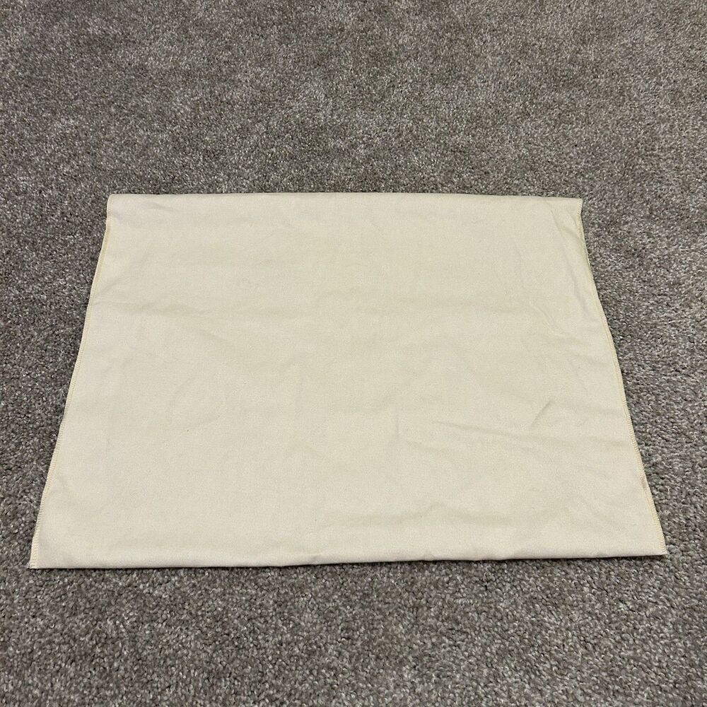 Louis Vuitton Fold Over Flap Top Envelope Dust Bag Beige Cream Blue - 22" x 16" - Picture 3 of 9